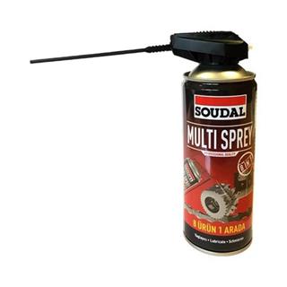 Soudal Kobra Başlıklı Yağlayıcı ve Pas Sökücü Multi Sprey 400 ml
