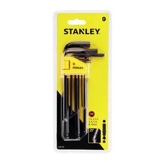 Stanley 0-69-256 Yuvarlak Başlı Allen Anahtar Takımı Altıköşe Uzun Boy 9 Parça