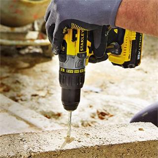 Stanley STDC18LHBK 18 Volt 2,0Ah Li-ion Çift Akülü Profesyonel Darbeli Matkap ve Vidalama