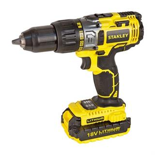 Stanley STDC18LHBK 18 Volt 2,0Ah Li-ion Çift Akülü Profesyonel Darbeli Matkap ve Vidalama