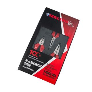 İzeltaş 13000005511 100.Yıl 160 mm Opak Pense Seti - 3 Parça