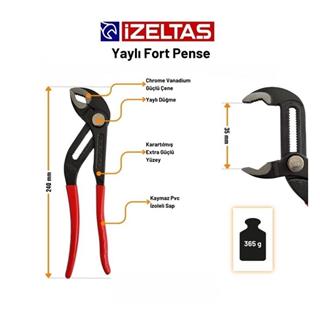 İzeltaş 2415110240 Yaylı Fort Pense 240 mm