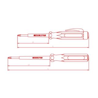 İzeltaş 4560 Elektrik Kontrol Kalemi (Yıldız Uçlu) 135 mm