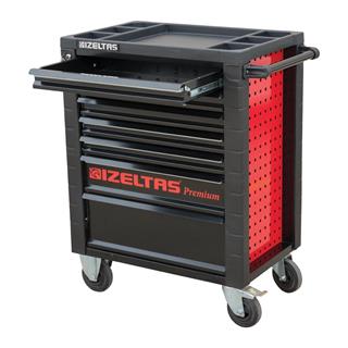 İzeltaş 8245007096 Premium Serisi Takım Dolabı İçi Dolu 7 Çekmeceli 250 Parça