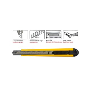 Ceta Form J46C Compact Maket Bıçağı 9 mm