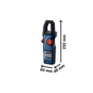 Bosch Professional GMC 600-15 Pens Ampermetre - 0601077600