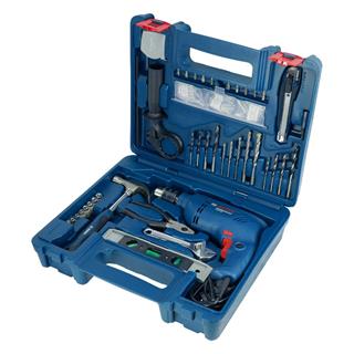 Bosch Profesyonel GSB 600 Darbeli Matkap 600 Watt Aksesuar ve El Aletleri Setli Plastik Taşıma Çantalı