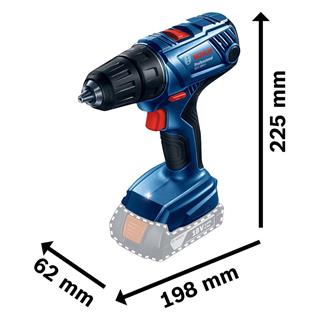 Bosch Professional GSR 180-LI 2x18V 2.0Ah Çift Akülü Delme Vidalama Makinesi - 06019F8109