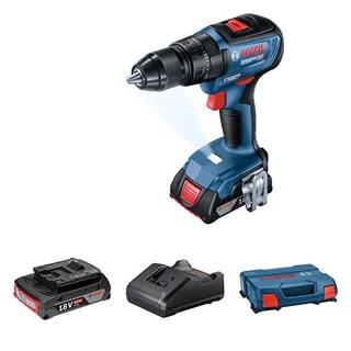 Bosch Professional GSB 18V-50 Akülü Darbeli Vidalama Makinesi (2x2.0Ah L-Case) - 06019H5100