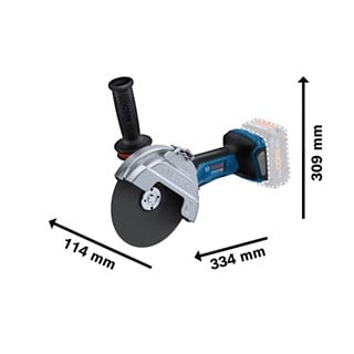 Bosch Professional GWS 18V-180 P Akülü Taşlama Makinesi Solo - 06019H6L01