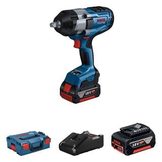 Bosch Professional GDS 18V-1000 (2 x 5.0 Ah; L-Boxx) Akülü Darbeli Somun Sıkma Makinesi - 06019J8304