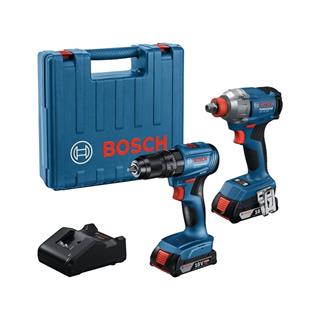 Bosch GDX 18V-285 Somun Sıkma + GSB 185-LI Darbeli Vidalama 2x18V 2.0Ah Akülü Kombo Set - 06019N2124