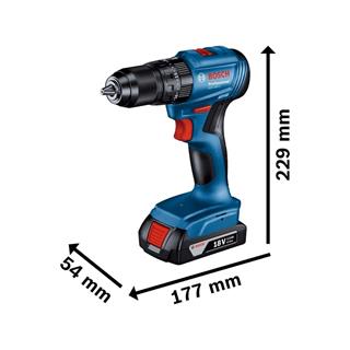 Bosch GDX 18V-285 Somun Sıkma + GSB 185-LI Darbeli Vidalama 2x18V 2.0Ah Akülü Kombo Set - 06019N2124