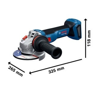 Bosch Professional GWS 18V-11 S Akülü Taşlama Makinesi Solo - 06019N4000