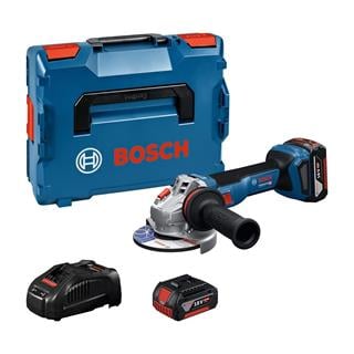Bosch GWS 18V-11 S 18V 5.0Ah Çift Akülü Taşlama Makinesi 125 mm - 06019N4002