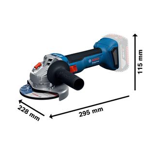 Bosch GWS 18V-8 18V 4.0Ah Çift Akülü Taşlama Makinesi 125 mm - 06019N9020