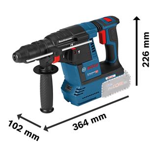 Bosch GBH 18V-26 F 18V 6.0Ah Li-ion Çift Akülü Kırıcı Delici - 0611910003