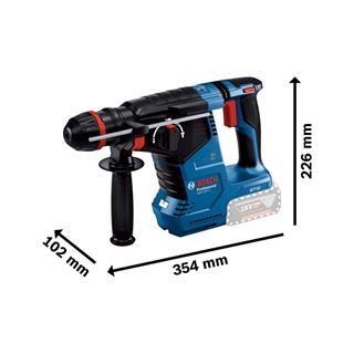 Bosch Professional GBH 187-LI 18V 5.0Ah Çift Akülü Kırıcı Delici - 0611923021