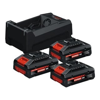Bosch Expert 3 x EXBA18V-40 4.0Ah Akü + GAL12V/18V-80 Hızlı Şarj Cihazı Başlangıç Seti  - 0615V0005X