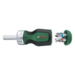 Bosch Kısa Cırcırlı Topaç Tornavida Değiştirilebilir 6 Uçlu - 1600A032UY