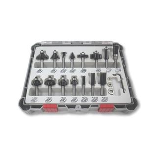 Bosch Professional Freze Ucu Seti 15li Karışık 6 mm Şaftlı - 2607017471