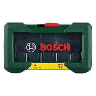 Bosch 6 Parça Freze Seti 8 mm Şaftlı - 2607019463