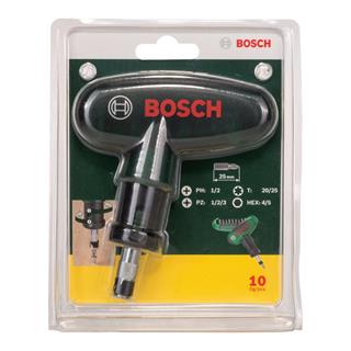 Bosch 10 Parça Cırcırlı Cep Tornavidası - 2607019510