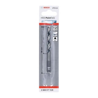 Bosch HSS PointTeQ HEX Metal Matkap Ucu 6 mm - 2608577528