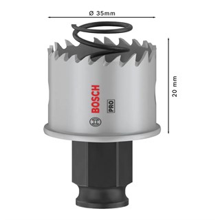 Bosch PRO Sheet Metal PC-Plus Delik Açma Testeresi 35 mm - 2608594449