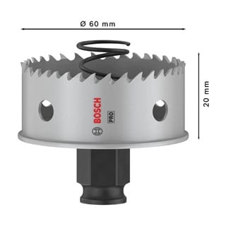 Bosch PRO Sheet Metal PC-Plus Delik Açma Testeresi 60 mm - 2608594458