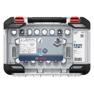 Bosch PRO Sheet Metal PC-Plus Delik Açma Testeresi Seti 8 Parça 22-64 mm - 2608594474