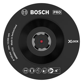 Bosch PRO Backing Pad X-LOCK M14 Zımpara Tabanı 125 mm - 2608601722