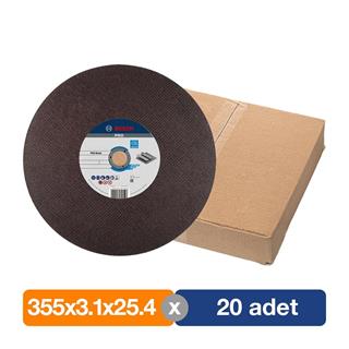 Bosch Pro Metal Düz Kesme Diski 355x3.1x25.4 mm 2608602759 - 20li Paket