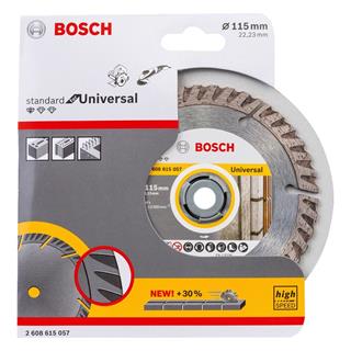 Bosch Standard Seri Genel Yapı Malzemeleri İçin Elmas Kesme Diski 115 mm - 2608615057
