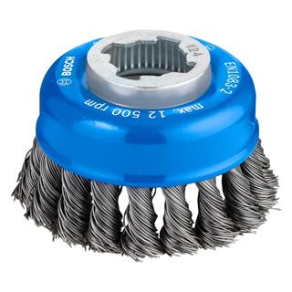 Bosch PRO Metal Heavy X-LOCK Metal Çelik Çanak Fırça 75x0.5 mm - 2608620727