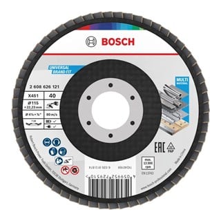 Bosch X451 Flap Zımpara Diski 115 mm 40 Kum - 2608626121