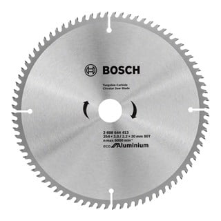 Bosch Eco for Aluminium 254x30x3 mm 80 Diş Alüminyum İçin Daire Testere Bıçağı - 2608644413