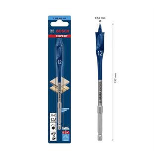 Bosch EXP SCS Yaprak Ahşap Matkap Ucu HEX 12x152 mm - 2608900312