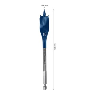 Bosch EXP SCS Yaprak Ahşap Matkap Ucu HEX 18x152 mm - 2608900317