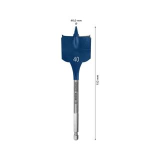 Bosch EXP SCS Yaprak Ahşap Matkap Ucu HEX 40x152 mm - 2608900330