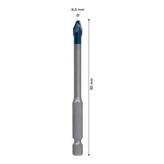 Bosch Expert HEX-9 HardCeramic Delme Ucu 6x90 mm - 2608900590