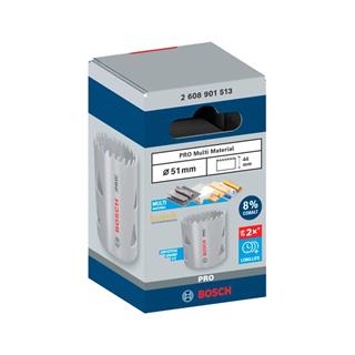 Bosch Aksesuar PRO Multi Material Delik Açma Testeresi 51 mm - 2608901513