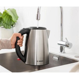 Bosch TTA5883 Paslanmaz Çelik Demlikli Çay Makinesi 1800 Watt - 1.7 Litre