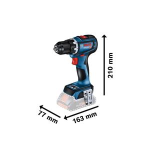 Bosch GSR 18V-90 C 18V 5.0Ah Çift Akülü Delme Vidalama Makinesi - 06019K6006