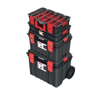 Kistenberg Modular Solution 6Lı Set KMSS553595S Modüler Çözüm 6 Parçalı Tekerlekli Alet Kutusu Seti