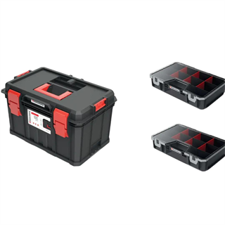 Kistenberg Modular Solution 6Lı Set KMSS553595S Modüler Çözüm 6 Parçalı Tekerlekli Alet Kutusu Seti