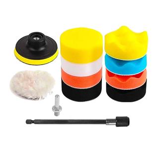 Pasta Cila Polisaj Süngeri Seti Uzatma Bitsli 115 mm 12 Parça 