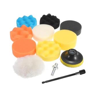 Pasta Cila Polisaj Süngeri Seti Uzatma Bitsli 115 mm 12 Parça 