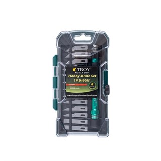 Troy 21604 Hobi Maket Bıçağı Seti 14 Parça
