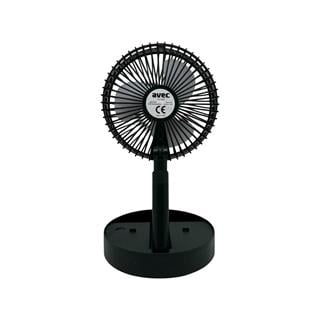 Avec AV-F550 Katlanır Teleskopik Taşınabilir USB Şarjlı Masaüstü Fan